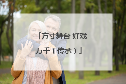方寸舞台 好戏万千（传承）
