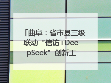 曲阜：省市县三级联动“信访+DeepSeek”创新工作新闻发布会举行