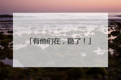 有他们在，稳了！
