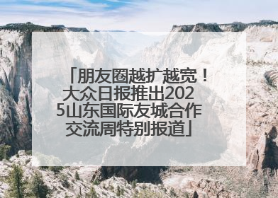 朋友圈越扩越宽！大众日报推出2025山东国际友城合作交流周特别报道
