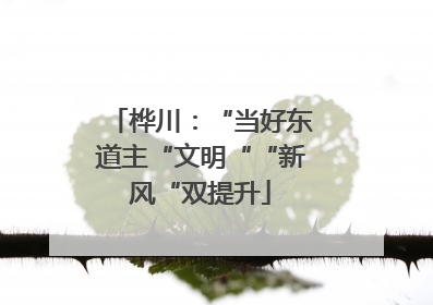 桦川：“当好东道主“文明““新风“双提升