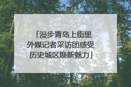 漫步青岛上街里 外媒记者采访团感受历史城区焕新魅力
