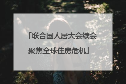 联合国人居大会续会聚焦全球住房危机