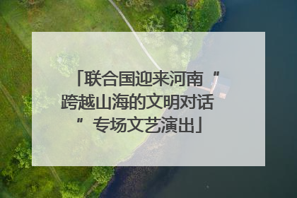 联合国迎来河南“跨越山海的文明对话”专场文艺演出