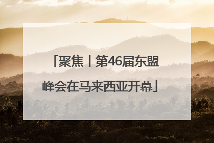 聚焦丨第46届东盟峰会在马来西亚开幕