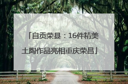 自贡荣县：16件精美土陶作品亮相重庆荣昌