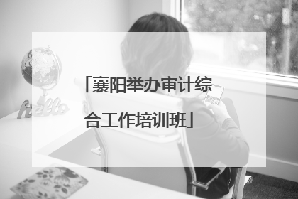 襄阳举办审计综合工作培训班