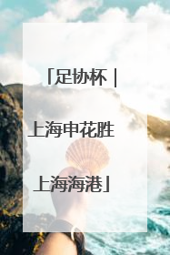 足协杯｜上海申花胜上海海港