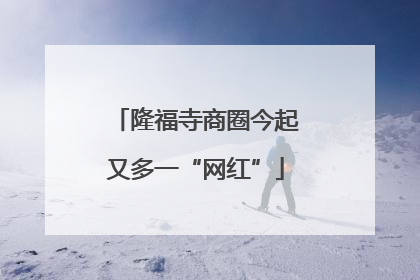 隆福寺商圈今起又多一“网红”