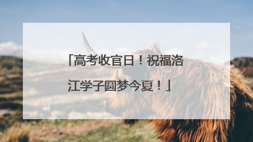 高考收官日！祝福洛江学子圆梦今夏！