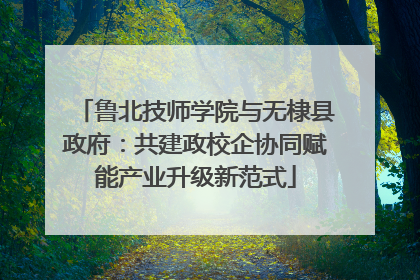 鲁北技师学院与无棣县政府：共建政校企协同赋能产业升级新范式