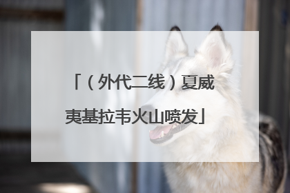 （外代二线）夏威夷基拉韦火山喷发